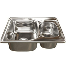 Кухонная мойка Mixline 538196 левая, полированная, 0.8 мм