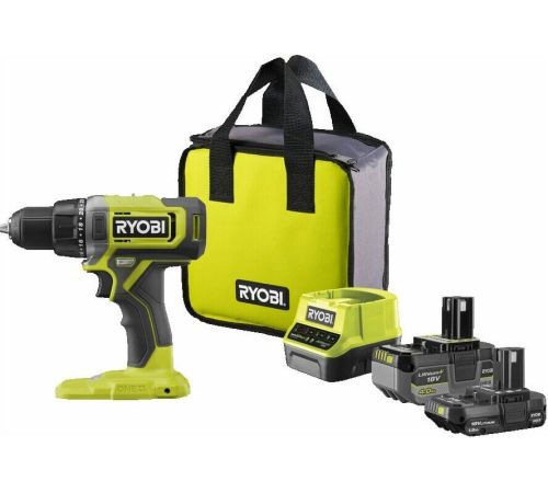 Дрель-шуруповерт Ryobi RDD18-2C415S 5133005612 с 2-мя АКБ, сумка