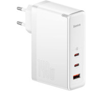 Сетевое зарядное Baseus GaN5 Pro Fast Charger 2C+U 140W EU белый