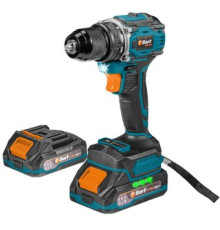 Дрель-шуруповерт Bort BAB-21S 93414912 с 2-мя АКБ, кейс