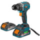 Дрель-шуруповерт Bort BAB-21S 93414912 с 2-мя АКБ, кейс