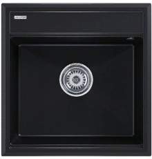 Кухонная мойка Paulmark Stepia-500 PM115051-BLM черный металлик