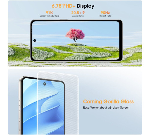 Телефон Ulefone Note 18 Ultra 6GB/256GB черный