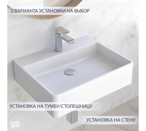 Умывальник Lauter Silenta 21S551PW Pure White