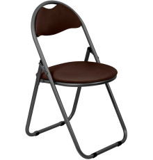 Офисный стул Белс Селим V 451340-02/V3 кожзам темно-коричневый/черный