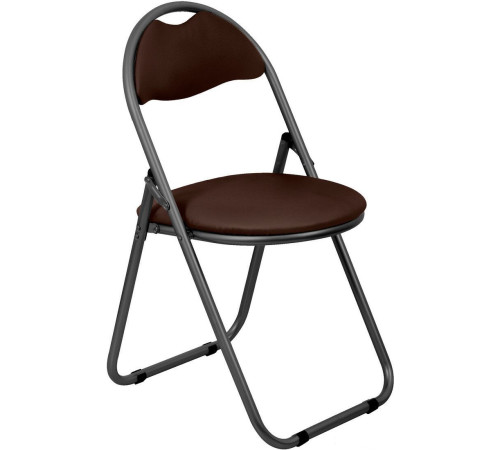 Офисный стул Белс Селим V 451340-02/V3 кожзам темно-коричневый/черный