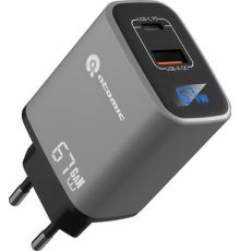 Сетевое зарядное Atomic Voyage G671 GAN 67W темно-серый
