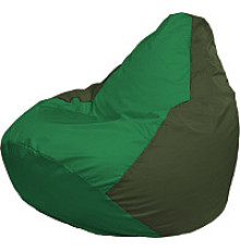 Кресло-мешок Flagman Груша Супер Мега 4XL Г5.1-236 зелёный/тёмно-оливковый