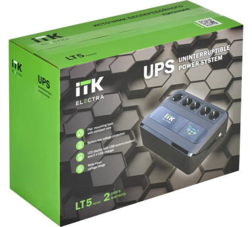Источник бесперебойного питания ITK ELT5-800VA-1-001