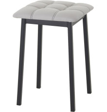 Табурет AMC Comfort 7К1.6 кожзам, серый/черный