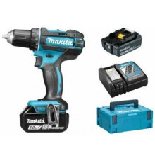 Дрель-шуруповерт Makita DDF482RTJ с 2-мя АКБ, кейс