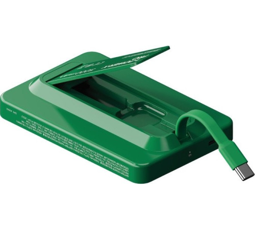 Внешний аккумулятор Momax 1-Power X Pro Magnetic Built-In USB-C IP131 5000mAh зеленый