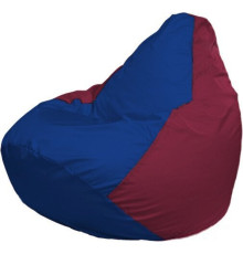 Кресло-мешок Flagman Груша Макси Г2.1-123 бордовый/синий
