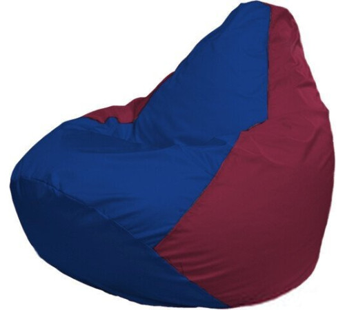 Кресло-мешок Flagman Груша Макси Г2.1-123 бордовый/синий