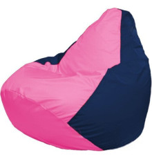 Кресло-мешок Flagman Груша Макси Г2.1-192 синий темный/розовый