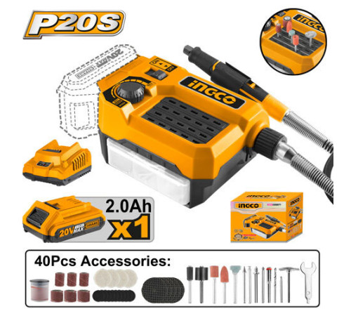 Гравер Ingco CMGLI20011 с 1-им АКБ