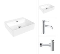 Умывальник Lauter 21478 + Velvet 21СК696С с сифоном 21635CH хром