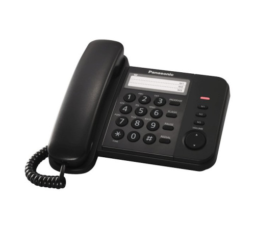 Проводной телефон  Panasonic KX-TS2352RUB черный