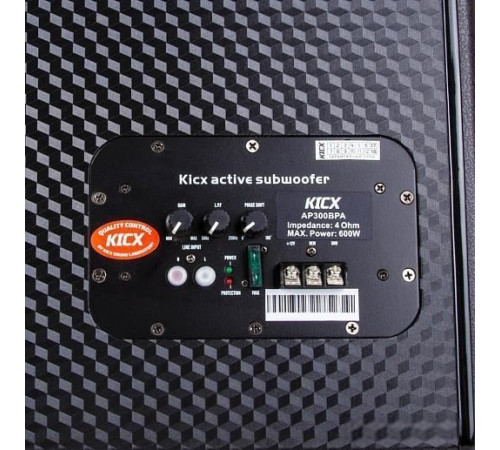 Корпусной активный сабвуфер KICX AP300BPA