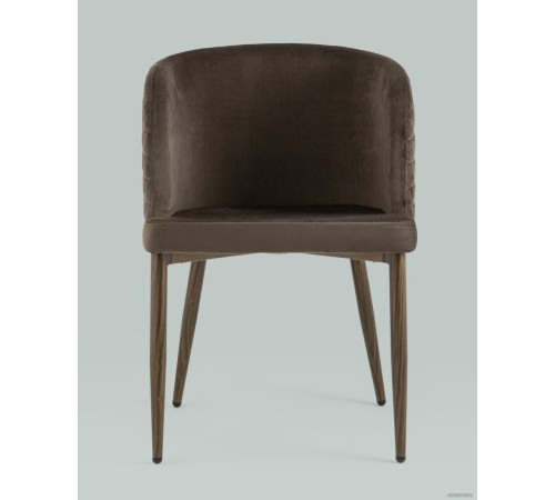 Стул Stool Group Оскар MC11 KD HLR-49 велюр коричневый