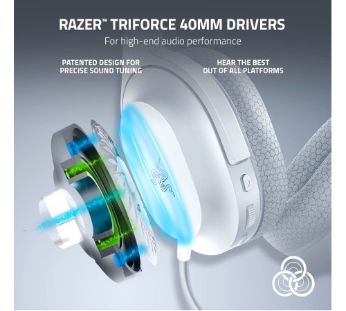 Наушники Razer Barracuda X 2022 белый