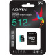 Карта памяти ADATA Premier Pro AUSDX512GUI3V30SA2-RA1 microSDXC 512GB с адаптером
