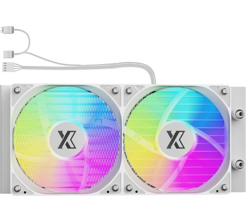 Система жидкостного охлаждения для процессора XASTRA LM240 ARGB WH