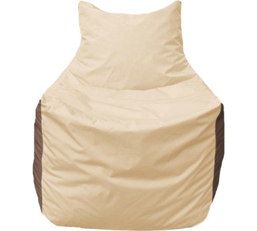 Кресло-мешок Flagman Фокс Ф2.1-146 слоновая кость/коричневый