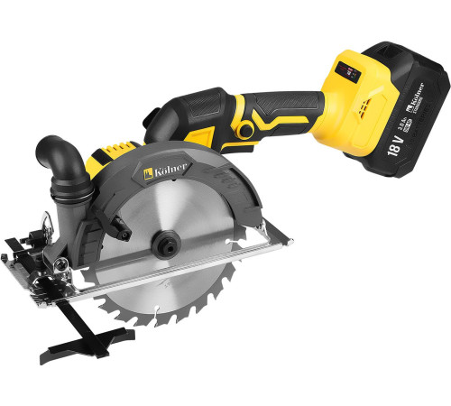 Дисковая циркулярная пила Kolner KCW 18BL-165-1 с 1-м АКБ