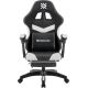 Игровое геймерское кресло Defender Runa Pro черный/белый