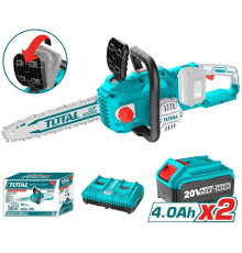 Аккумуляторная пила Total TGSLI401682 с 2-мя АКБ