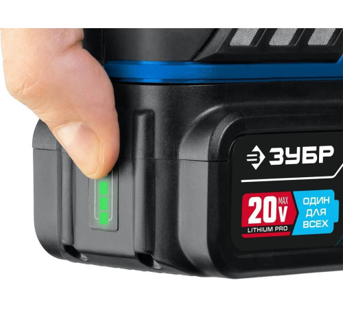 Гайковерт Зубр GB-250-42 с 2-мя АКБ, кейс