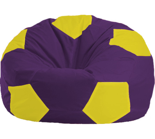 Кресло-мешок Flagman Мяч Стандарт М1.1-35 фиолетовый/желтый