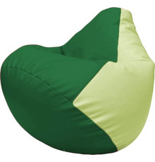 Кресло-мешок Flagman Груша Макси Г2.3-0104 зелёный/светло-салатовый