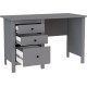 Офисный стол Mio Tesoro Сага 120x56 2.08.06.160.4 серый