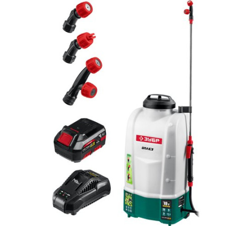 Аккумуляторный опрыскиватель Зубр ОПЛ-15-41 с 1-им АКБ