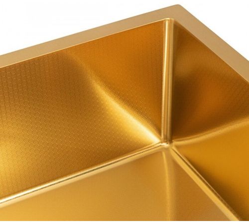 Кухонная мойка Diamond 500*500, коландер, дозатор GOLD DECOR