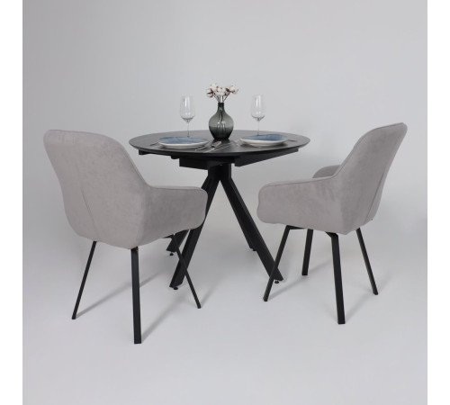 Стул Мамадома Romeo smile 360 b22 Grey Lux/черный