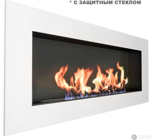 Биокамин ZeFire Elliot 1500 с белой рамкой