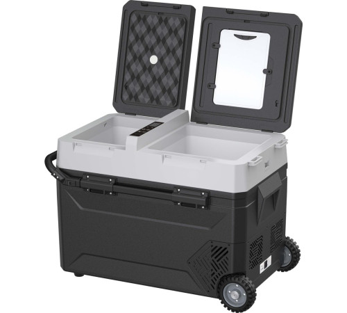 Компрессорный автохолодильник Flymore J57 57л черный/серый