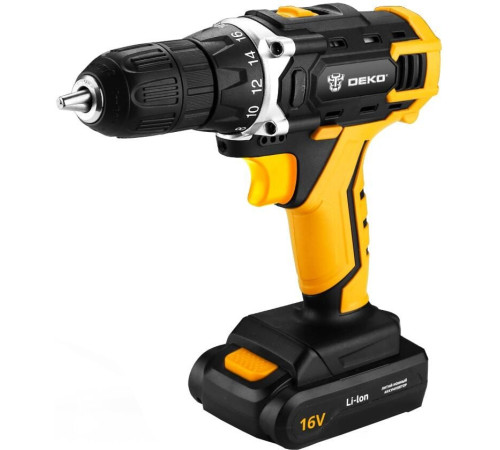 Дрель-шуруповерт Deko DKCD16FU-Li 063-4098 с 1-им АКБ