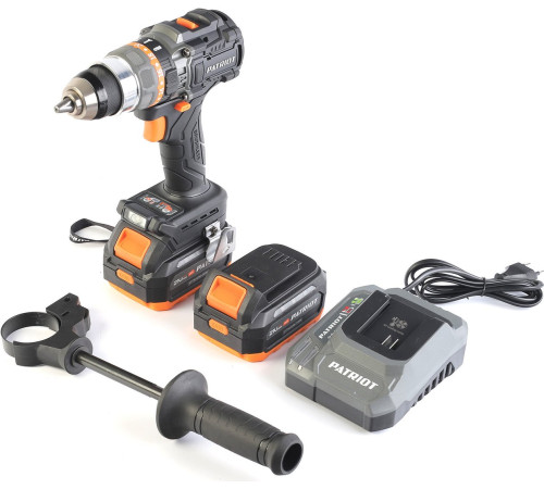 Ударная дрель-шуруповерт Patriot BR 224 UES-H 180301524 с 2-мя АКБ, кейс