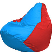 Кресло-мешок Flagman Груша Мега XXXL Г3.1-279 голубой/красный
