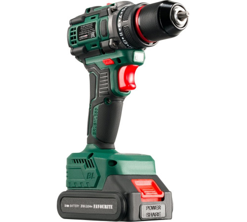 Дрель-шуруповерт Favourite DC NB21 PROMO Set 121158221 с 2-мя АКБ, кейс