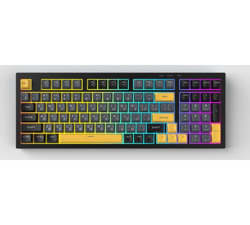 Клавиатура Ritmix RKB-598BL черный/серый