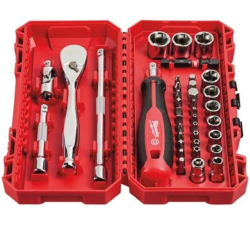 Набор отвертка с битами и головками Milwaukee 4932498381 38 предметов