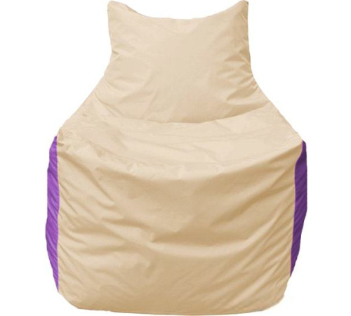 Кресло-мешок Flagman Фокс Ф2.1-138 слоновая кость/сиреневый