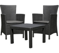 Набор садовой мебели Allibert Rosario balcony set графит