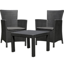 Набор садовой мебели Allibert Rosario balcony set графит