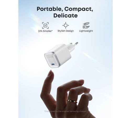 Сетевое зарядное Anker Nano Charger A2692 45W белый